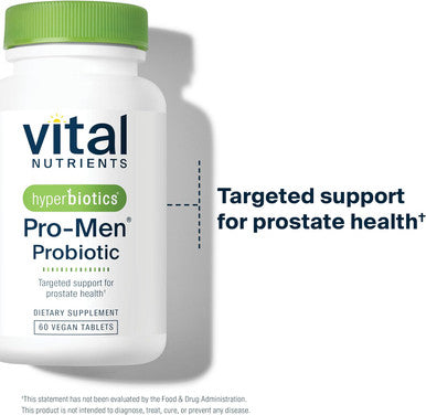 Hyperbiotics Pro-Men Probiotic | Shelf-Stable Probiotics for Men | Targeted Support for Prostate Health and Digestive Balance| Non-GMO | Gluten Dairy Soy | 60 Tablets