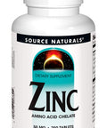 Source s Zinc, Amino Chelate - Dietary Supplement - 250 Tablets