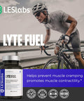 LES Labs Lyte Fuel Electrolyte Replacement Endurance Performance Muscle Cramping Keto Support Magnesium Zinc Potassium Chromium 100 Capsules