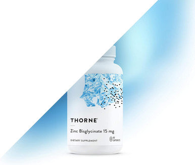 Thorne Zinc Bisglycinate 15Mg - Daily Support For Skin, Eye & Immune System Health With Zinc Supplement Capsules - 60 Capsules