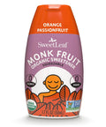 SweetLeaf Orange Passionfruit Liquid Monk Fruit - Monk Fruit Liquid Sweetener Drops, Organic Monk Fruit Extract, Zero Calorie Sweetener, Sugar Free, Keto Friendly, Erythritol Free - 1.7 Fl Oz