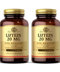 Solgar Lutein 20 Mg - 60 Softgels Pack Of 2 - Eye Health - Gluten Free Dairy Free - 120 Total Servings