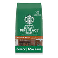 Starbucks Ground Coffee, Medium Roast Hot or Iced Coffee, Decaf Pike Place Roast, Six 12 oz BagsÃƒÂ¢Ã¢â€šÂ¬Ã¢â‚¬Â¹