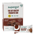 Supergut GLP-1 Boosting Prebiotic Bars Chocolate Brownie - Gut Healthy Protein Snacks & Breakfast Bars - Keto-Friendly Meal Replacement Energy Bars (12 Count)