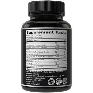 Hair Thickness Maximizer 11-In-1 Vegan Hair Growth Vitamins With Biotin 5000Mcg Pumpkin Seed Saw Palmetto & Bamboo Extract Hair Strengthening Supplement - Hair Vitamins For Thicker Hair Growth