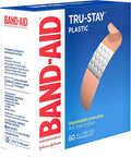 Band-Aid Plastic Strips All One Size 60 Each (Pack Of 7)