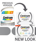Centrum Advance Multivitamin Tablets For Men And Women Vitamins With 24 Essential Nutrients Including Vitamin C D And Zinc 30 Ct (Packaging May Vary)