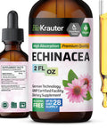 BIO KRAUTER Green Tea Extract Tincture - Organic Green Tea Supplements With Egcg - Potent Antioxidant Source - Immune Support Supplement - Alcohol And Sugar Free - Vegan Drops 2 Fl.Oz.