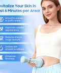 ZEDRIWELL Deep Tissue Massage Gun for Women 5 Massage Heads Vibration Therapy for Muscle Recovery & Pain Relief Cellulite Massager for Legs Thighs Abdomen Neck & Shoulders