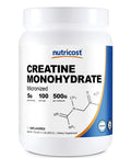 Nutricost Creatine Monohydrate Micronized Powder 500G, 5000mg Per Serv - Pure Micronized Creatine Monohydrate