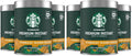 Starbucks Premium Instant Coffee, Starbucks Blonde Roast Coffee, Arabica Beans, Three 3.17 oz Tins