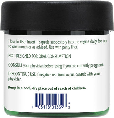 Vitanica V-Probiotics - Vaginal Probiotics for Women - Vaginal Suppositories with Lactobacillus Rhamnosus Gasseri & More - Women's Health Supplement - Professional Line - 30 Vaginal Suppositories