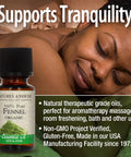 Nature'S Answer Nature s Answer USDA Organic Frankincense Essential Oil 100% Pure | Natural Aromatherapy Oil for Diffuser/Humidifier Steam Distilled 0.5 fl oz. (15ml) | Made in USA