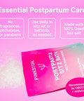 Pink Stork Postpartum Sitz Bath Soak: Dead Sea Salt for Perineal Care & Cleansing Postpartum Recovery Labor and Delivery Essentials Women-Owned Unscented 16 oz