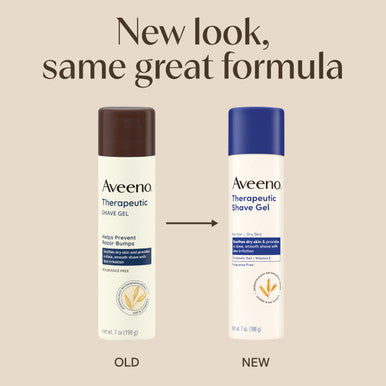 Aveeno Therapeutic Shave Gel With Oat And Vitamin E To Help Prevent Nicks And Cuts Soothes Dry Skin And Provides A Close Smooth Shave With Less Irritation Fragrance-Free 7 Oz