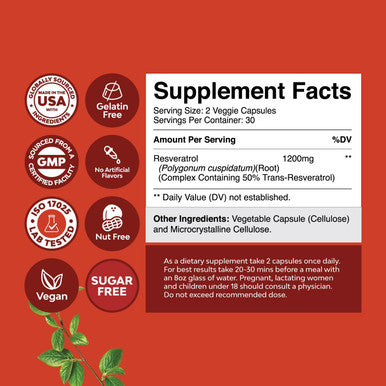 Natures Craft Bundle of Herbal Uric Acid Cleanse and Detox and Anti Aging Trans Resveratrol Supplement - - Essential Daily Kidney Cleanse and Uric Acid Support for Adults - Natural Joint Support Supplement