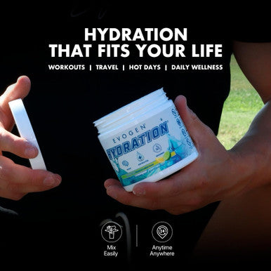 Evogen Hydration - Full Spectrum Electrolytes Powder | Sugar-Free Electrolyte Powder Supplement for Hydration Energy and Recovery | Coconut Water B Vitamins Potassium | Lemon Lime | 30 Servings