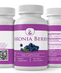 PURE ORIGINAL INGREDIENTS Aronia Berry, (100 Capsules) Chokeberry Extract, Always Pure, No Additives Or Fillers, Lab Verified