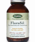 FloraSil for Hair Skin and Nails 180 Capsules Supports Vegan Collagen Keratin Elastin Production for Hair Growth Skin Care Nail Bone Strength