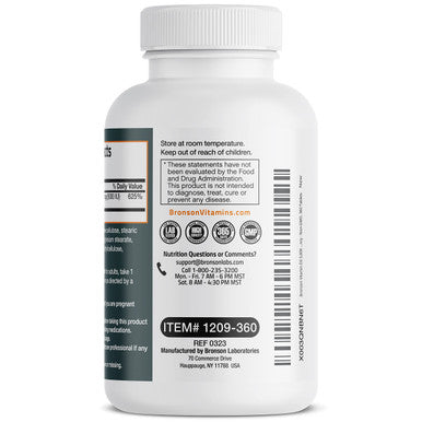 Bronson Vitamin D3 5,000 Iu (125 Mcg) 1 Year Supply For Healthy Muscle Function And Immune Support, Non-Gmo, 360 Tablets