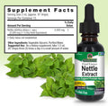 Nature'S Answer Nettle Leaf Extract | Supports Prostate Function | Concentrated Dark Green Nettle Leaf Herbal Supplement | Non-GMO Kosher Gluten- & Alcohol- 1oz | 2 Pack