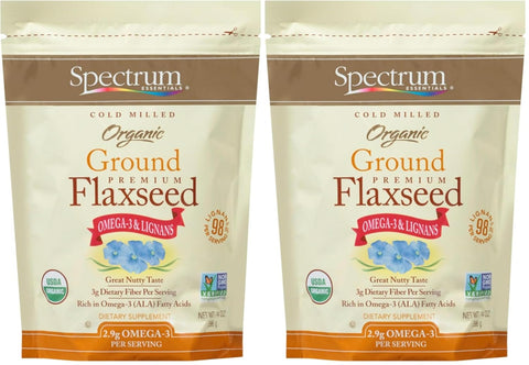 Spectrum Essentials Organic Ground Flaxseed, 24 oz.