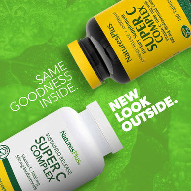 Nature's Plus Super C Complex Sustained Release 180 Tablets
