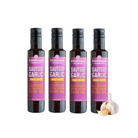 Sonoma Gourmet: SautÃƒÆ’Ã‚Â©ed Garlic Flavored Olive Oil | 100% California Extra Virgin Olive Oil | 8.5 FL OZ (Pack of 2)