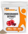 BulkSupplements Pomegranate Extract Powder - Pomegranate Supplement for Immune Support - Antioxidants Supplement, Polyphenols Source - 500mg (500 Grams - 1.1 lbs)