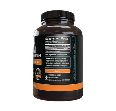 PURE ORIGINAL INGREDIENTS Msm (365 Capsules) No Magnesium Or Rice Fillers, Always Pure, Lab Verified