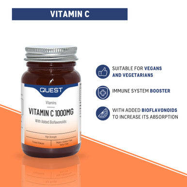 Quest Vitamins Vitamin C 1000mg with added Bioflavonoids