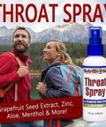Nutribiotic â€“ Throat Spray With Gse 4 Fl. Oz Gentle And Soothing Sore Throat Support With Grapefruit Seed Extract Zinc & Menthol Alcohol & Non-Medicated