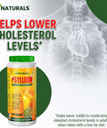 Psyllium Husk Powder, 420 g, Promotes Digestive Health, Good for Constipation (Laxative), Orange Flavoured by MINATURALS