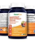 NusaPure Grape Extract 5000 mg per Capsule (Extract 10:1) with Bioperine 150 Veggie caps Vegan Non-GMO