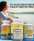 Digestive Enzymes For Digestion, Gut Health And Bloating Relief Quadruple Strength - Pancreatin Active Ingredient For Digestion Of Fats, Carbs, Protein 100 Capsules Non Gmo By Amate Life