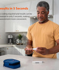 iHealth Gluco+ Wireless Smart Blood Glucose Monitor Kit with Free App, 100 Glucometer Strips, 100 Lancets, 1 Blood Sugar Monitor, 1 Lancing Device, Portable Diabetes Testing Kit for Home Use
