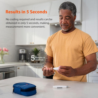 Ihealth Gluco+ Wireless Smart Blood Glucose Monitor Kit With App, 100 Glucometer Strips, 100 Lancets, 1 Blood Sugar Monitor, 1 Lancing Device, Portable Diabetes Testing Kit For Home Use