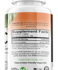 Zinc Supplements 50 Mg (100 Tablets) Specially Formulated For Sensitive Stomachs, Vitamins For Adults Daily Supplement Vegan, Non Gmo, Easy To Swallow Zink Vitaminas