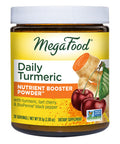 MegaFood Daily Turmeric Nutrient Booster Powder - Turmeric Supplement -With Black Pepper Extract Tart Cherry & Vitamin C - Vegan - Made Without 9 Food Allergens - 2.08 Oz (30 Servings)