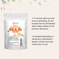 Organic Daily Prebiotic Dietary Fiber Supplement Powder Inulin Fiber from Chicory Root 10 Ounce Highly Promote Intestinal Colon Gut Health and Digestive Function Vegan Friendly