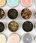 Teabloom Exceptional Loose Leaf Tea Chest World's Largest Tea Collection with 24 Varieties of USDA Organic Black Green White Oolong and Herbal Loose Tea Blends