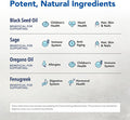 North American Herb Spice OregaBiotic 60 Capsules Immune System Digestive Support Hair Skin Nail Health Black Seed Oil Cumin Oil Oregano Oil Sage Oil NonGMO 30 Total Servings
