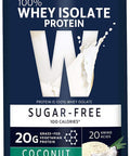 Biochem 100 Whey Isolate Protein 11.2 oz Sugar Coconut 20g Vegetarian Protein KetoFriendly Amino Acids May Help Support Immune System Easy to Mix Magnesium