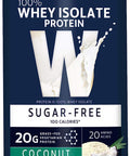 Biochem 100% Whey Isolate Protein - 11.2 oz - Sugar Free Coconut - 20g Vegetarian Protein - Keto-Friendly - Amino Acids - May Help Support Immune System - Easy to Mix - Magnesium