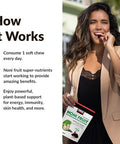 Force Factor Noni Fruit Chews for Immunity and Skin Health Support Noni Juice Supplement Plant-Based Antioxidant Superfood Chews Gluten- & Vegan Apple Berry Flavor 30 Soft Chews