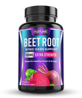 Built Nature Beetroot Supplement Capsules For Nitric Oxide Booster - Rich In Nitrates - Organic Beet Root For Natural Energy & Peformance - 60 Capsules