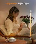 Dreamegg Portable Sound Machine Baby - D11 White Noise Machine For Baby Sleeping With Night Light White Noise Lullaby Nature Sounds Child Lock Usb Rechargeable Sound Machine For Travel Nursery
