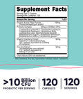 Nutricost Probiotic for Women 10 Billion CFU 120 Capsules