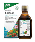 Floradix Calcium Liquid Supplement - Supports Strong Bones & Teeth - Calcium Gluconate & Lactate - Gentle To Digest & Easily Absorbed - Vegan Non-Gmo 8.5 Fl Oz