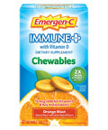 Emergen-C Immune Chewables 1000Mg Vitamin C With Vitamin D Tablet Immune Support Dietary Supplement For Immunity Orange Blast Flavor 42 Count
